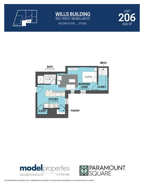 1826 Race Street Studio-1 Bed Apartment for Rent - Photo Gallery 15